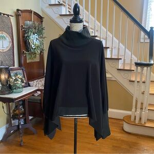 IC Collection turtleneck poncho top